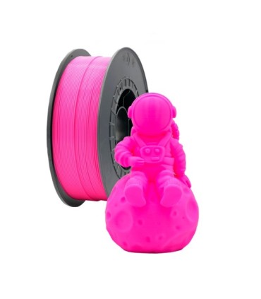 FILAMENTO 3D PLA ROSA FLUORESCENTE - DIAMETRO 1,75mm - BOBINA 1kg