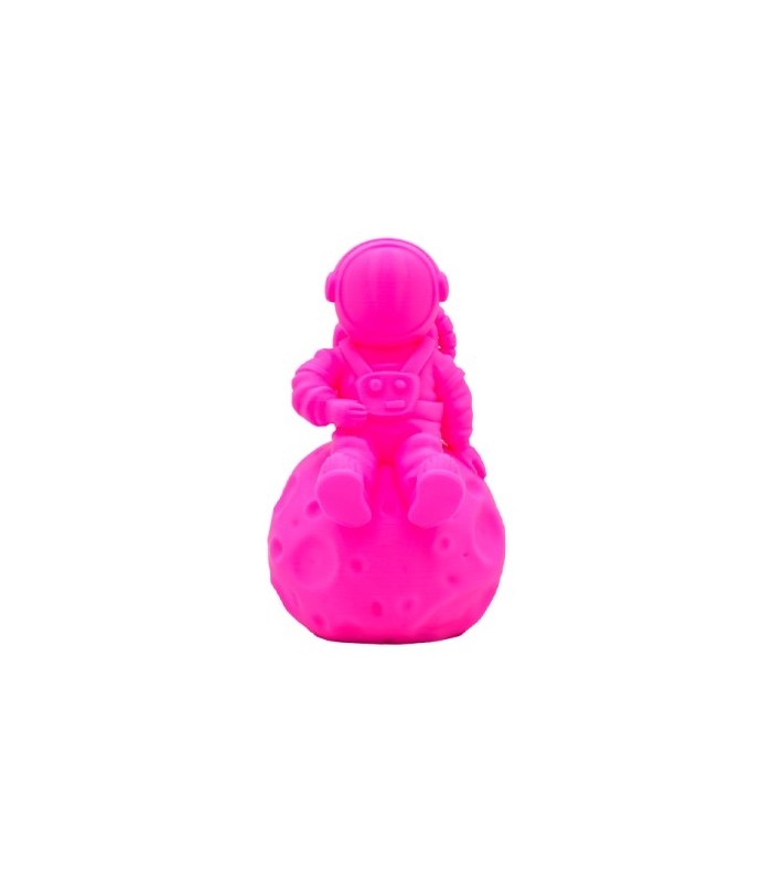 FILAMENTO 3D PLA ROSA FLUORESCENTE - DIAMETRO 1,75mm - BOBINA 1kg