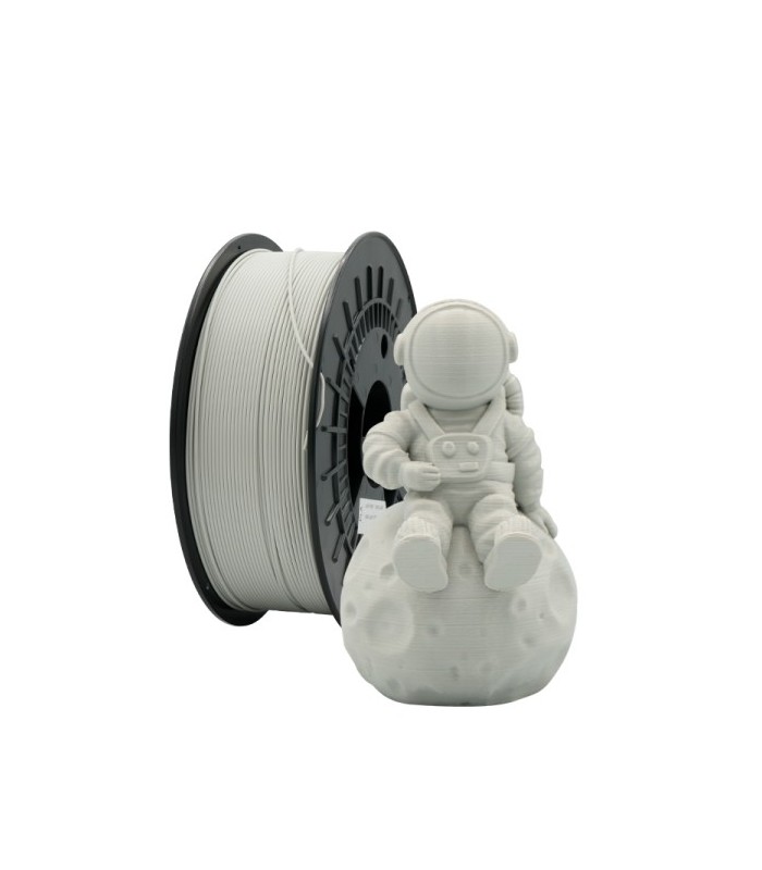 FILAMENTO 3D PLA GRIS - DIAMETRO 1,75mm - BOBINA 1kg