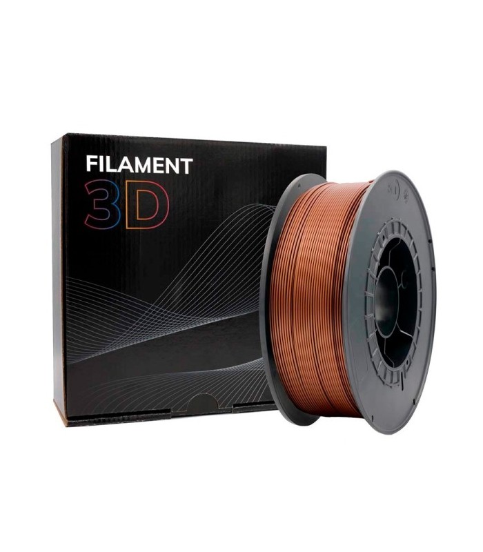 FILAMENTO 3D PLA BRONCE - DIAMETRO 1,75mm - BOBINA 1kg