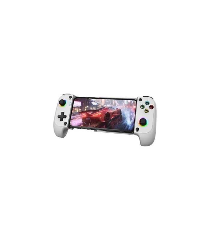 GAMEPAD BLUETOOTH MULTIPLATAFORMA MARS GAMING BLANCO - SOPORTA SMARTPHONE HASTA 6 8"