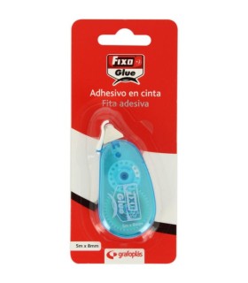 ADHESIVO EN CINTA DOBLE CARA 5X8MM FIXO GRAFOPLÁS