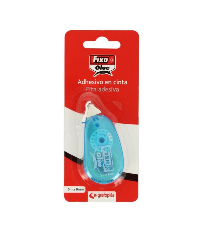 ADHESIVO EN CINTA DOBLE CARA 5X8MM FIXO GRAFOPLÁS