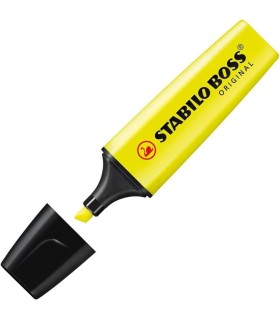 ROTULADOR FLUORESCENTE STABILO AMARILLO BOSS
