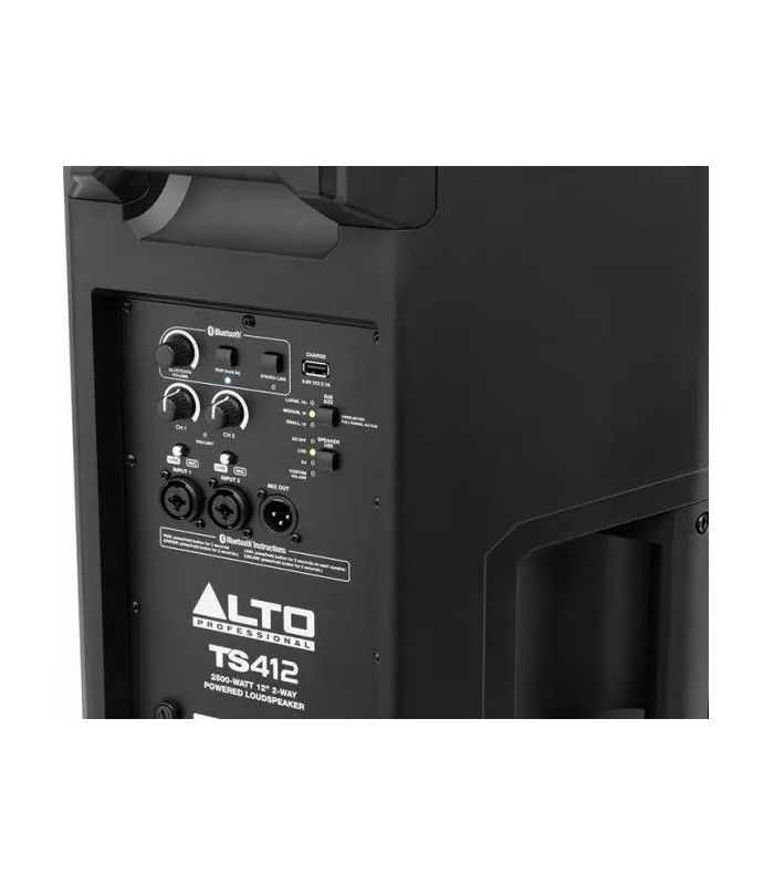 ALTAVOZ ACTIVO PROFESIONAL ALTO TS412 12" 2500W PICO - DSP + BLUETOOTH + CONTROL POR APP