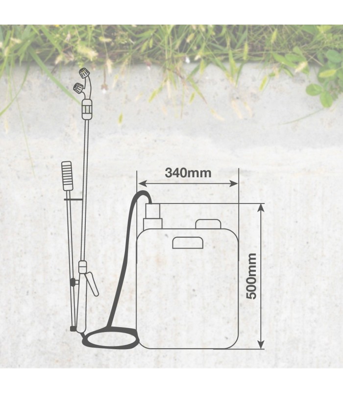 PULVERIZADOR DE MOCHILA A PRESION GSC 16 LITROS