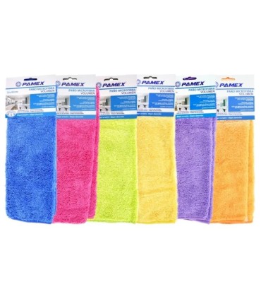 PAÑO MICROFIBRA PAMEX 30x40cm - COLORES SURTIDOS