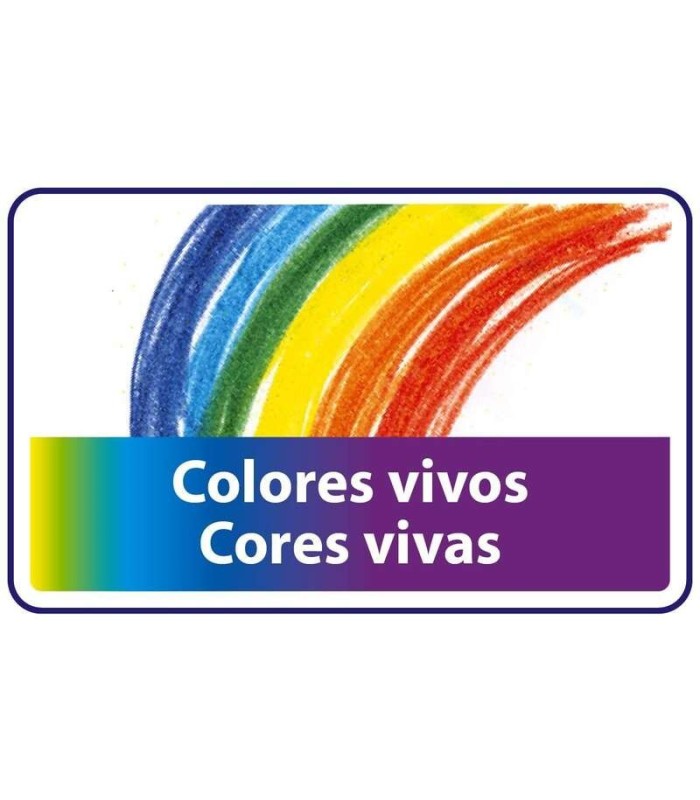 CERAS BIC KIDS PLASTIDECOR CAJA 12 COLORES EXTRARESISTENTES