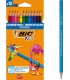 LAPICES DE COLORES BIC KIDS TROPICOLORS CAJA DE 12 COLORES