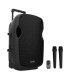 ALTAVOZ TROLLEY AUDIBAX DENVER 12" ACTIVO + 2 MICROFONOS INALAMBRICOS - POTENCIA: 100W RMS