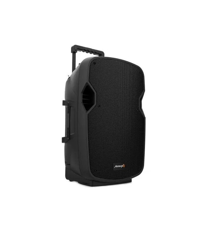 ALTAVOZ TROLLEY AUDIBAX DENVER 12" ACTIVO + 2 MICROFONOS INALAMBRICOS - POTENCIA: 100W RMS