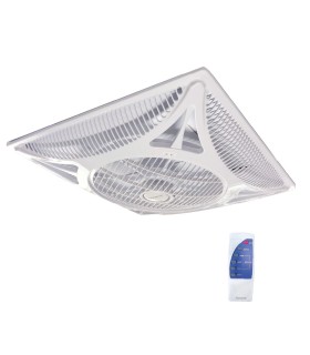 VENTILADOR DE TECHO EMPOTRABLE ORATHY GSC BLANCO CON MANDO 59,5x59x5cm