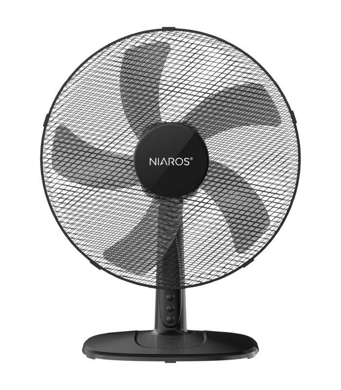 VENTILADOR DE SOBREMESA LATHOR GSC Ø43cm 45W NEGRO