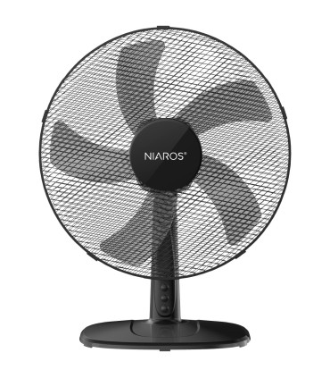 VENTILADOR DE SOBREMESA LATHOR GSC Ø43cm 45W NEGRO
