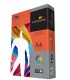 PAQUETE DE 500 FOLIOS 80GR A-4 NARANJA  PAPERLINE