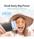 POWERBANK 4800mAh VENTION NEGRA - CARGA RAPIDA 22,5W - CONECTOR USB-C PLEGABLE