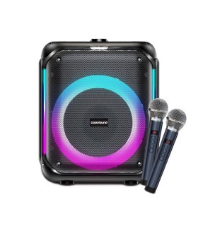 ALTAVOZ PORTATIL KARAOKE COOLSOUND PARTYBOX 8" 30W RMS - BAT  2400mAh - ILUMINACION LED