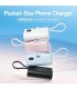 POWERBANK 4800mAh VENTION BLANCA - CARGA RAPIDA 22,5W - CONECTOR USB-C PLEGABLE
