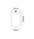 ROLLO DE PAPEL TERMICO OQONOS 80x55x12mm SIN BPA