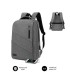 MOCHILA SUBBLIM CITY BACKPACK GRIS PARA PORTATILES HASTA 15,6" - ACOLCHADA - PUERTO USB