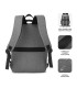 MOCHILA SUBBLIM CITY BACKPACK GRIS PARA PORTATILES HASTA 15,6" - ACOLCHADA - PUERTO USB