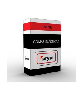 GOMAS ELASTICA CAJA 100GR  Nº16 PRYSE