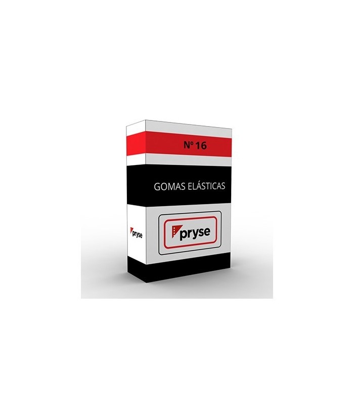 GOMAS ELASTICA CAJA 100GR  Nº16 PRYSE