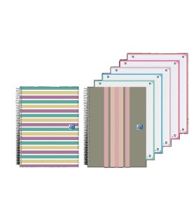 CUADERNO OXFORD A4+ EUROPEANBOOK COLORBLOCK LINES 120 HOJAS OP 5x5