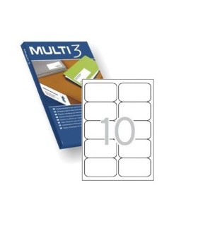 ETIQUETAS ADHESIVAS MULTI3 99,1x57 mm - PAQUETE DE 100 HOJAS