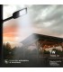 FAROLA SOLAR LED BUAT GSC CON SENSOR CREPUSCULAR Y MOVIMIENTO 7W LUZ BLANCA 6500K 700Lm 