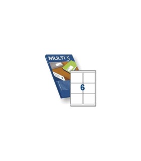 ETIQUETAS ADHESIVAS MULTI3 99,1x93,1 mm - PAQUETE DE 100 HOJAS