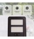 FAROLA SOLAR LED BUAT GSC CON SENSOR CREPUSCULAR Y MOVIMIENTO 7W LUZ BLANCA 6500K 700Lm 