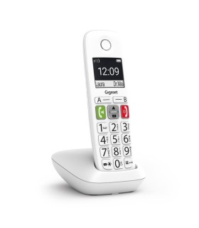 TELEFONO INALAMBRICO GIGASET E290 BLANCO - VOLUMEN CON AMPLIFICADOR - PANTALLA GRANDE