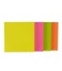 CUBO 400 NOTAS ADHESIVAS FLUORESCENTES FUNNY APLI 75x75mm - COLORES SURTIDOS