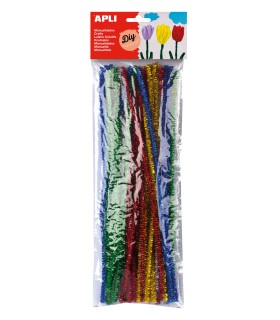 LIMPIAPIPAS APLI COLORES BRILLANTES SURTIDOS 50 UNIDADES