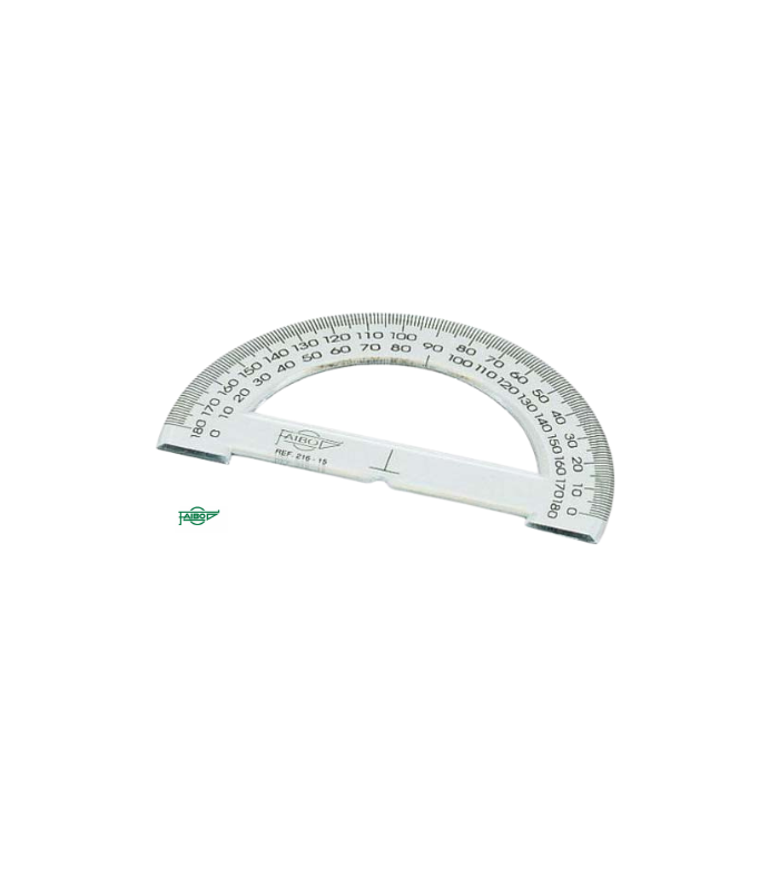 SEMICIRCULO TRANSPARENTE FAIBO 15 CM
