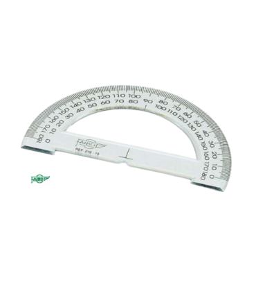 SEMICIRCULO TRANSPARENTE FAIBO 15 CM