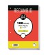 RECAMBIO LISO 100 HOJAS 4 TALADROS PACSA 90GR