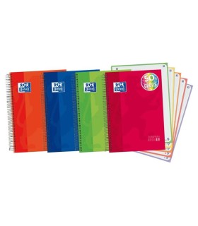 CUADERNO OXFORD MICROPERFORADO EUROPEAN BOOK 5 A-4 120HOJAS 5X5