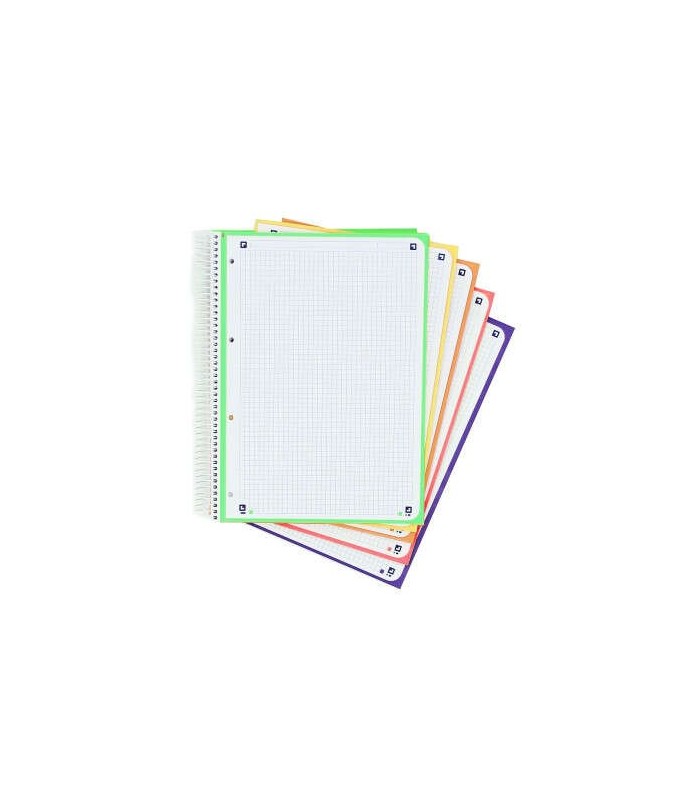 CUADERNO OXFORD MICROPERFORADO EUROPEAN BOOK 5 A-4 120HOJAS 5X5