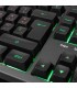 TECLADO USB UNIVERSAL MARS GAMING MK023 NEGRO - ILUMINACION FRGB LED - ANTI-GHOSTING