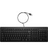 TECLADO USB HP 125 NEGRO - TECLAS DE EMBRAGUE TIPO PLUNGER - INDICADORES LED