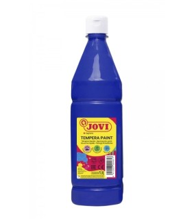 TEMPERA ESCOLAR JOVI AZUL CYAN 1 LITRO - ALTO PODER CUBRIENTE - SECADO RAPIDO