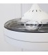 VENTILADOR TECHO LUGELA GSC LUZ CCT REGULABLE Y MANDO Ø107 3 ASPAS RETRÁCTILES DC BLANCO