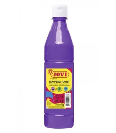 TEMPERA LIQUIDA VIOLETA JOVI 500ml - LAVABLE - COLORES MEZCLABLES