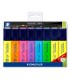 ROTULADOR STAEDTLER FLUORESCENTE PACK 6+2 UNIDADES COLORES NEON