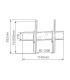 SOPORTE DE PARED FIJO HOLMIOS PARA TV 60"-100" - INCLINACION +15º - -5º - HASTA 100KG