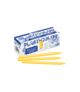 CERAS PLASTICOLOR JOVI UNICOLOR AMARILLO 25 UNIDADES