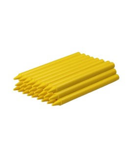 CERAS PLASTICOLOR JOVI UNICOLOR AMARILLO 25 UNIDADES