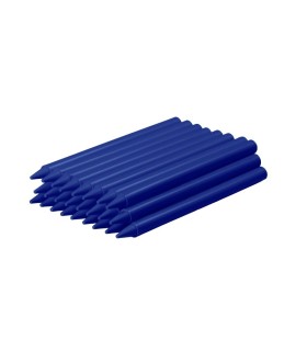 CERAS PLASTICOLOR JOVI UNICOLOR AZUL OSCURO 25 UNIDADES